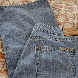 Levi's stretch low rise boot cut jeans